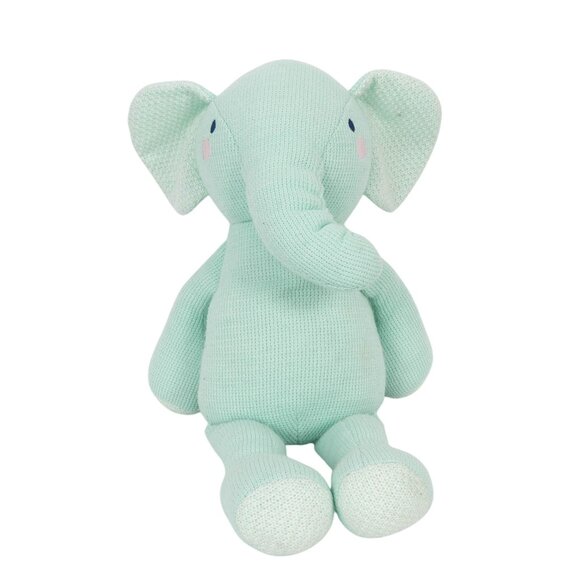 cloud island Other - Cloud Island Knit Elephant 21" Mint Green Stuffed Animal Toy Large Floppy Ears